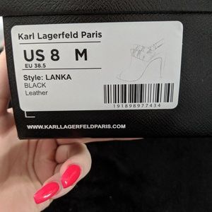 Karl Lagerfeld heels 🔥